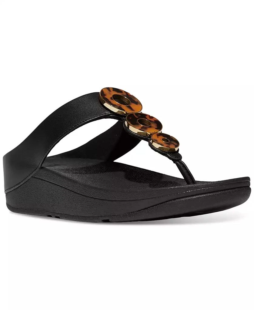 FitFlop Women's Fino Resin-Hoop Sandals 1