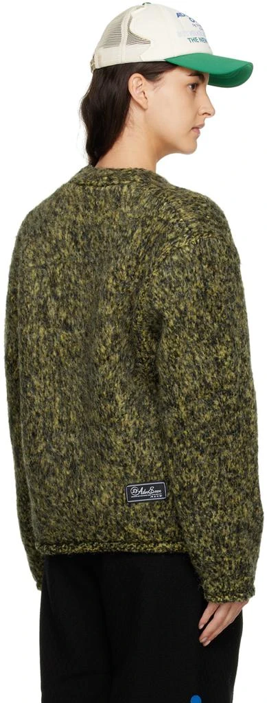 ADER error Green Rolled Edge Cardigan 3