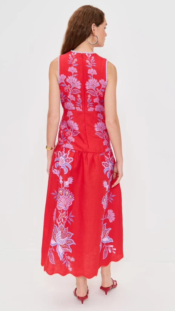 strapless open back dress BCBG MaxAzria Red Strapless Sweetheart Maxi Dress
