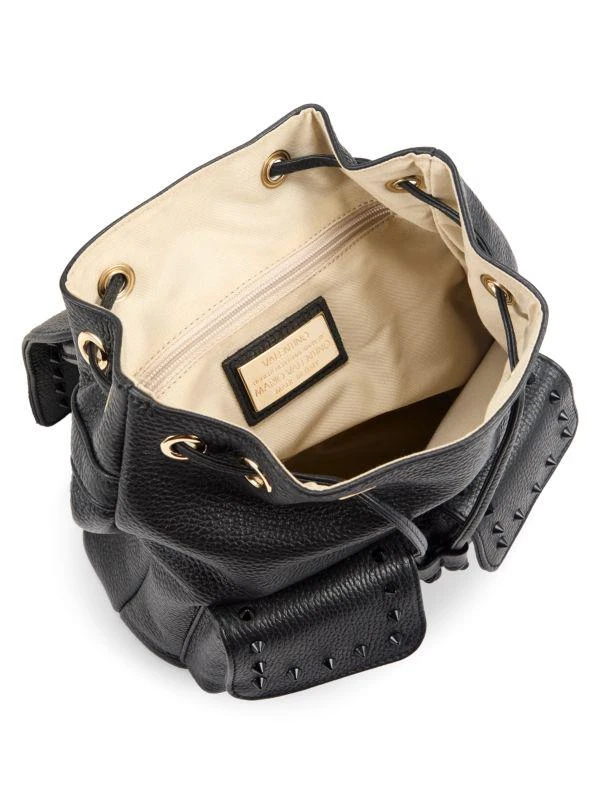 Mario Valentino Abraham Studded Leather Backpack 3