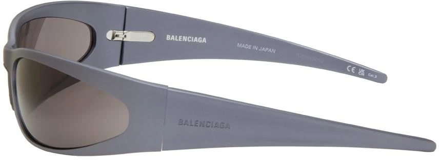 Balenciaga Gunmetal Reverse Xpander 2.0 Sunglasses 3