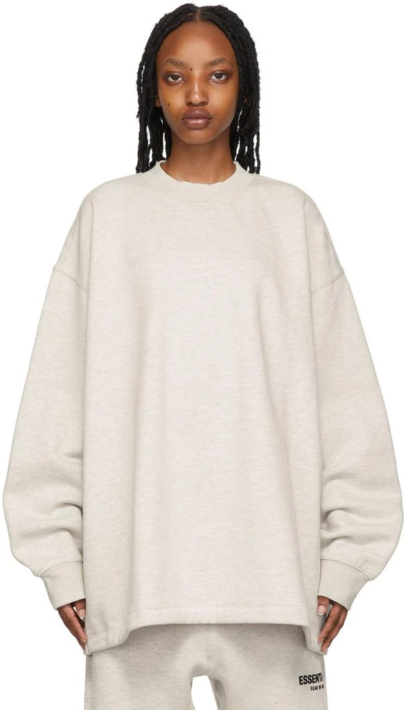 Fear of God ESSENTIALS Off-White Relaxed Sweatshirt 1