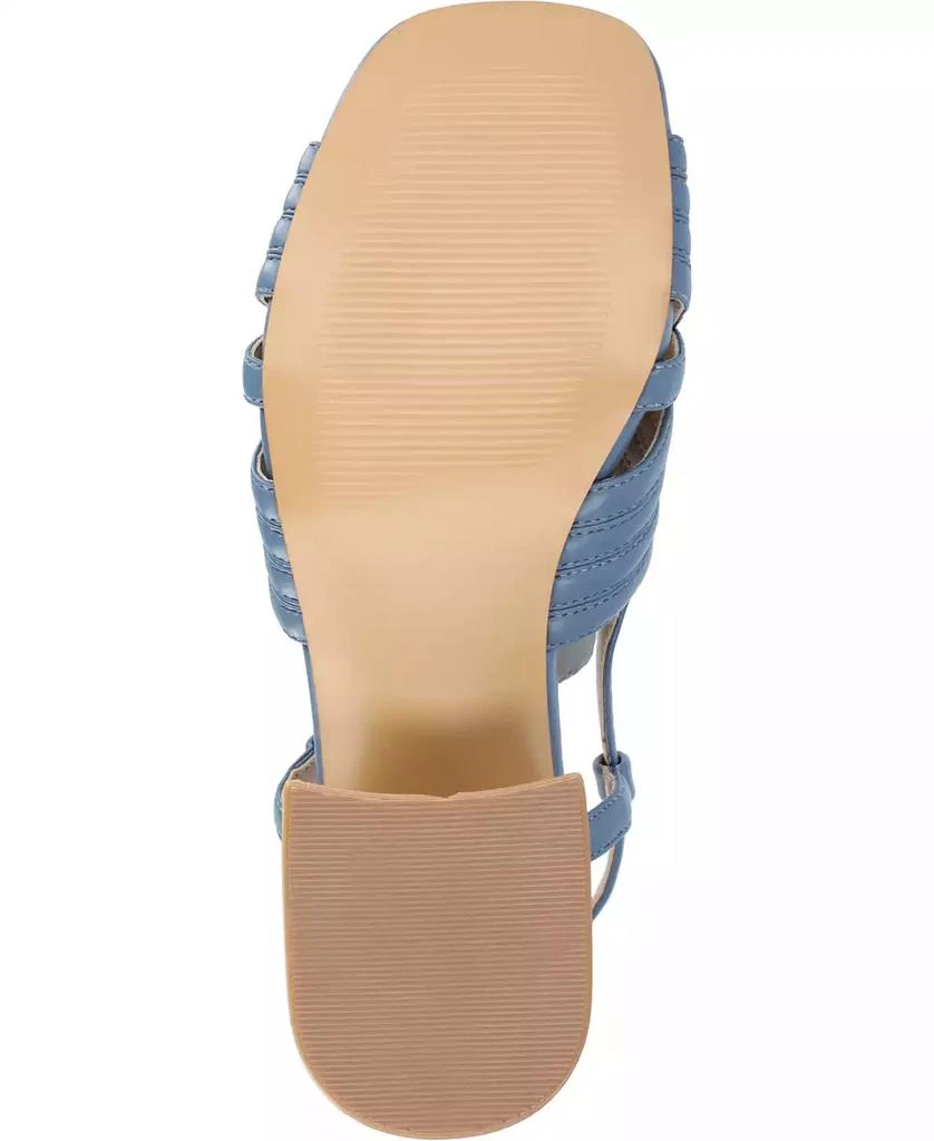 Journee Collection Women's Kirsi Square Toe Sandals 5