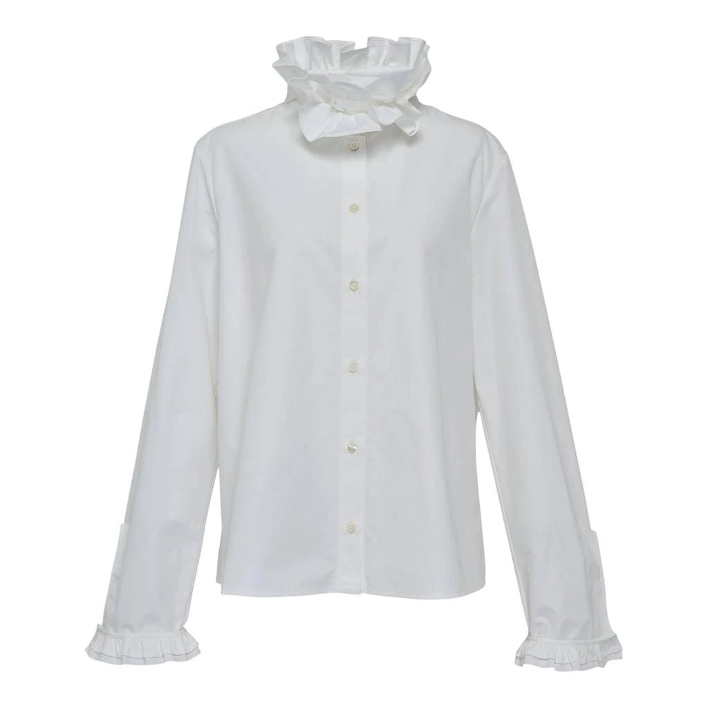 Jil Sander Jil Sander Ruffled Neck Shirt 1