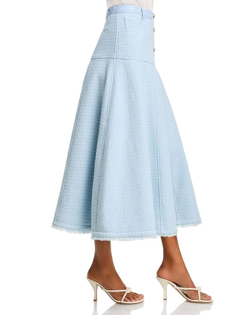 Cinq à Sept Birdseye Tweed Skirt 4