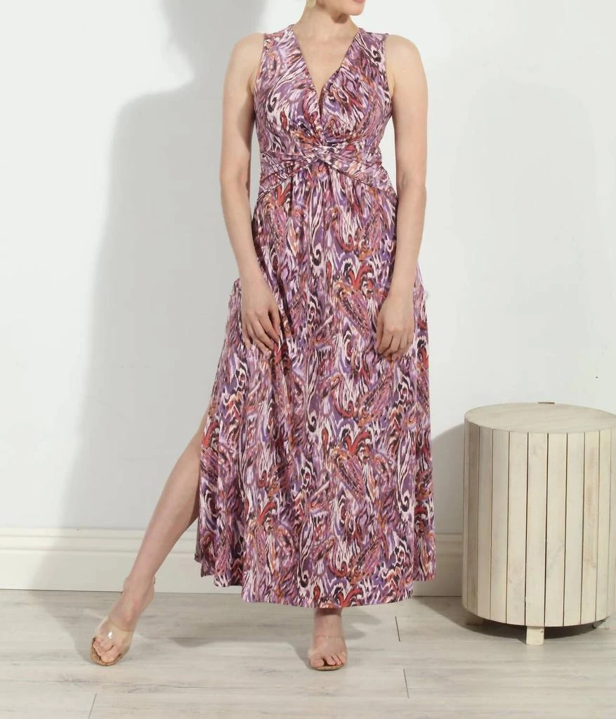 Veronica M Veronica M - Twist Front Sleeveless Maxi Dress 1