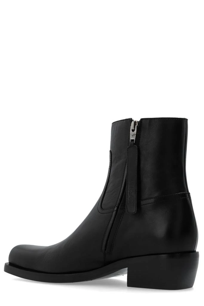 Versace Versace Square-Toe Zipped Boots 3