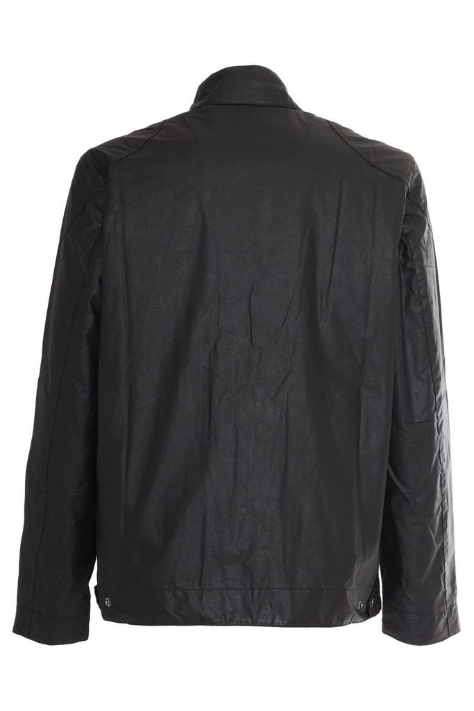 Shop Barbour Logo-Patch Long-Sleeved Jacket on Sale at