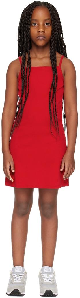 Gil Rodriguez SSENSE Exclusive Kids Red LaPointe Tank Dress