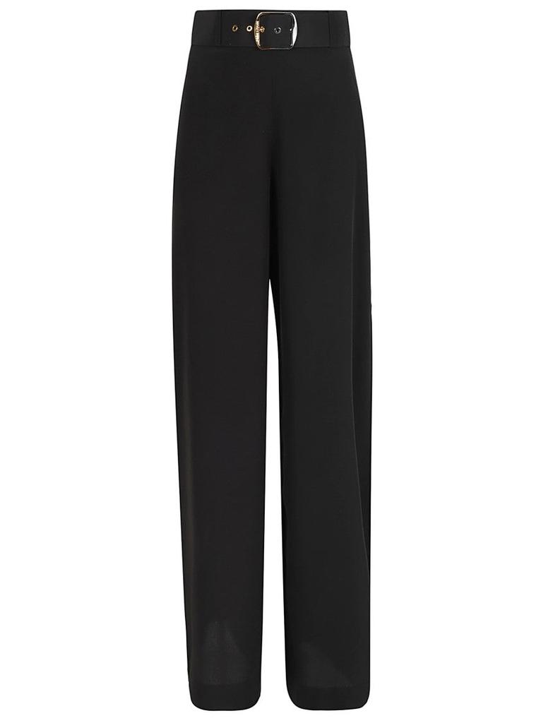Zimmermann Halliday lace-trimmed linen wide-leg pants 0
