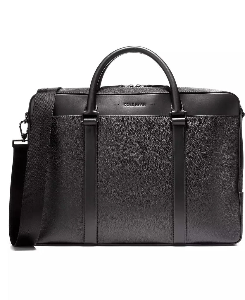 Cole Haan Triboro Medium Leather Briefcase Bag 1