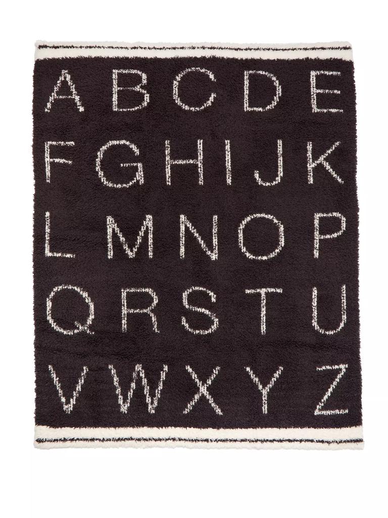 Barefoot Dreams Cozychic Alphabet Stroller Blanket