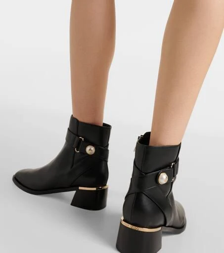 Jimmy Choo Noor 45 leather ankle boots 7