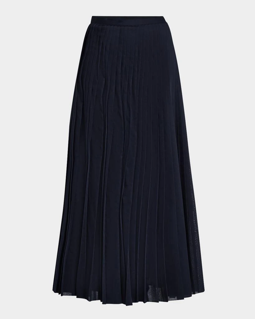 FABIANA FILIPPI Pleated Muslin Maxi Skirt 1