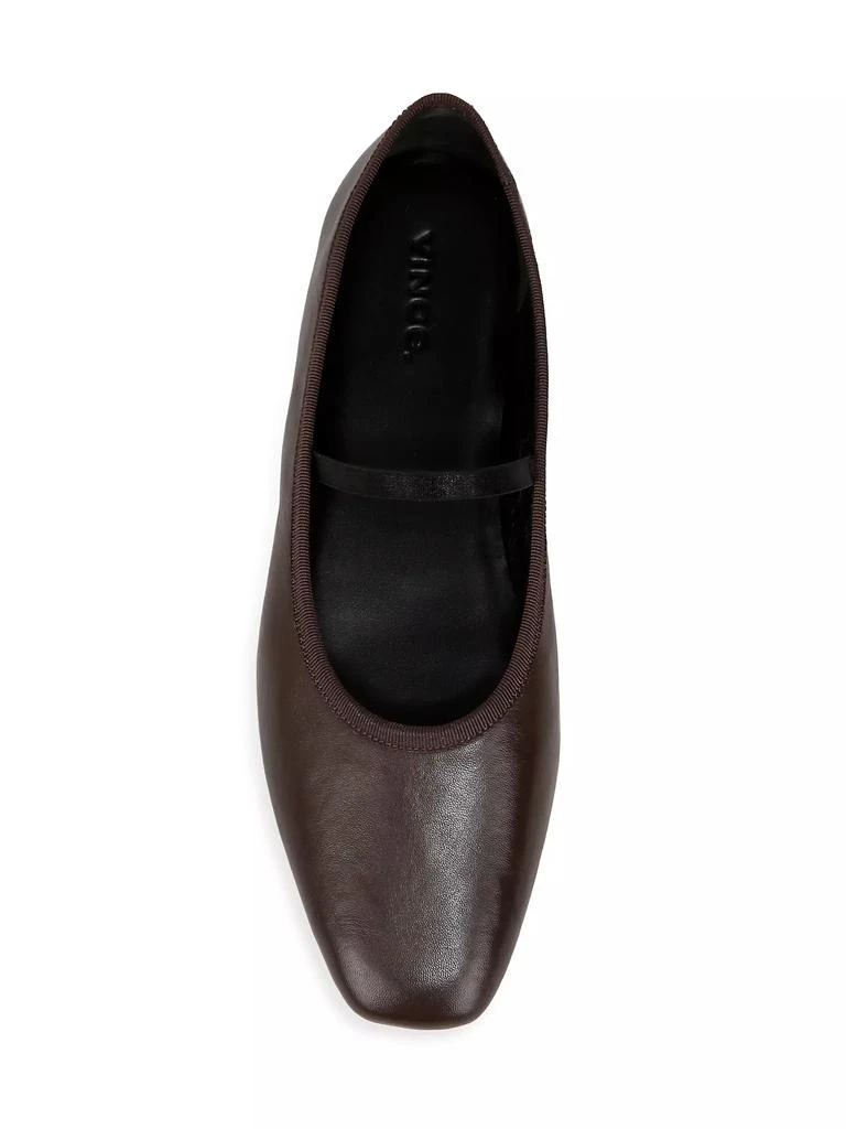 Vince Vivian Leather Mary Jane Flats 4