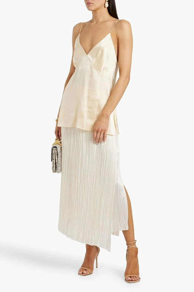 Khaite Grisella silk-charmeuse camisole 2