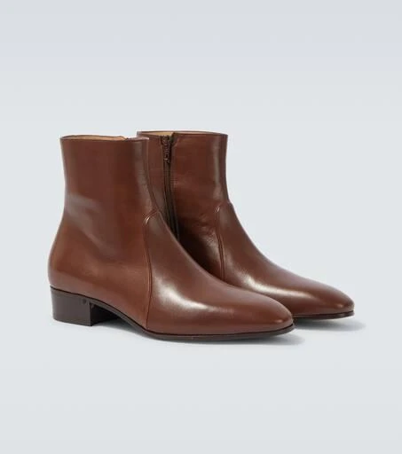 Valentino VLogo leather ankle boots 5