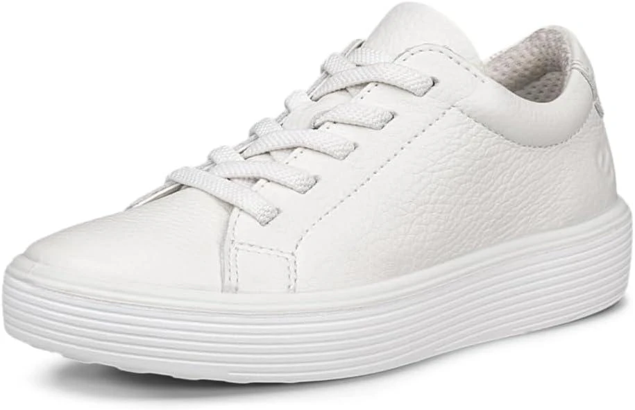 ECCO ECCO Kid's Soft 60 Sneaker, White, 12.5-12.5
