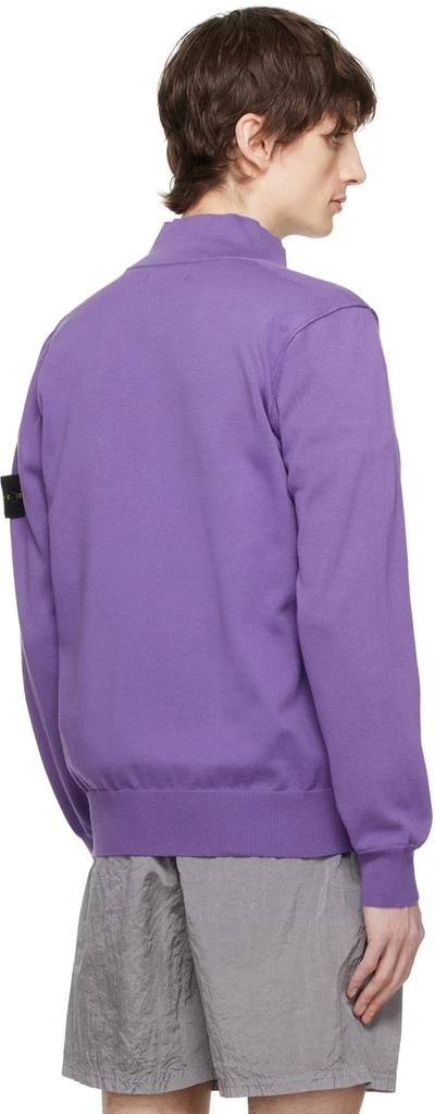 Stone Island Purple Patch Sweater 3