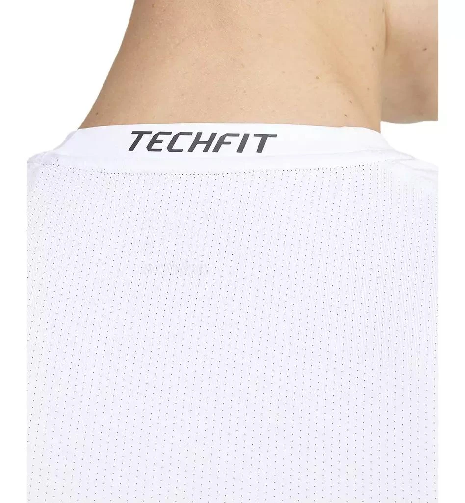 Adidas Men's Fitted Crewneck Tech-Fit Sleeveless Compression T-Shirt 3
