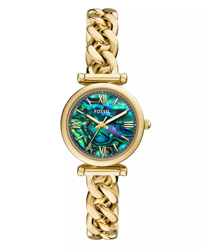 Fossil Women
s Carlie Two-Hand Stainless Steel Watch, 28mm 1