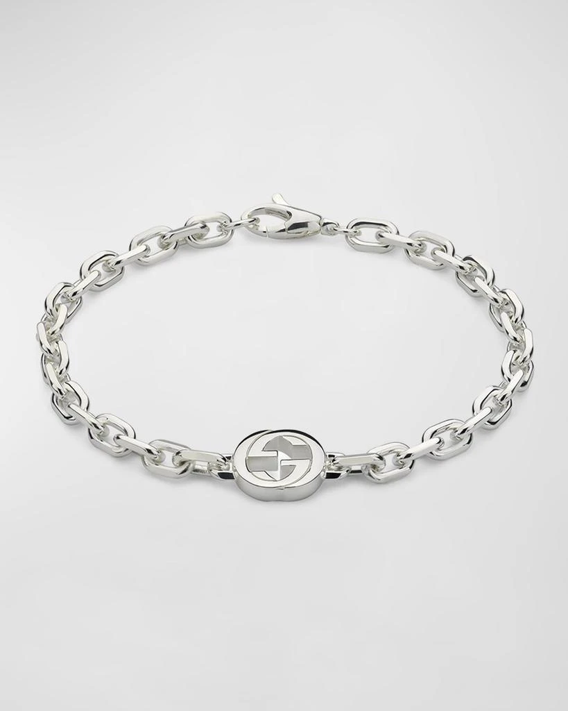 Gucci Interlocking G Bracelet in 925 Sterling Silver