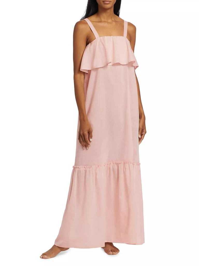 Pour Les Femmes Ruffle Maxi Dress 3
