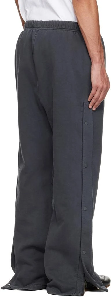 Essentials Gray Holiday Heavy Fleece Tearaway Sweatpants 3