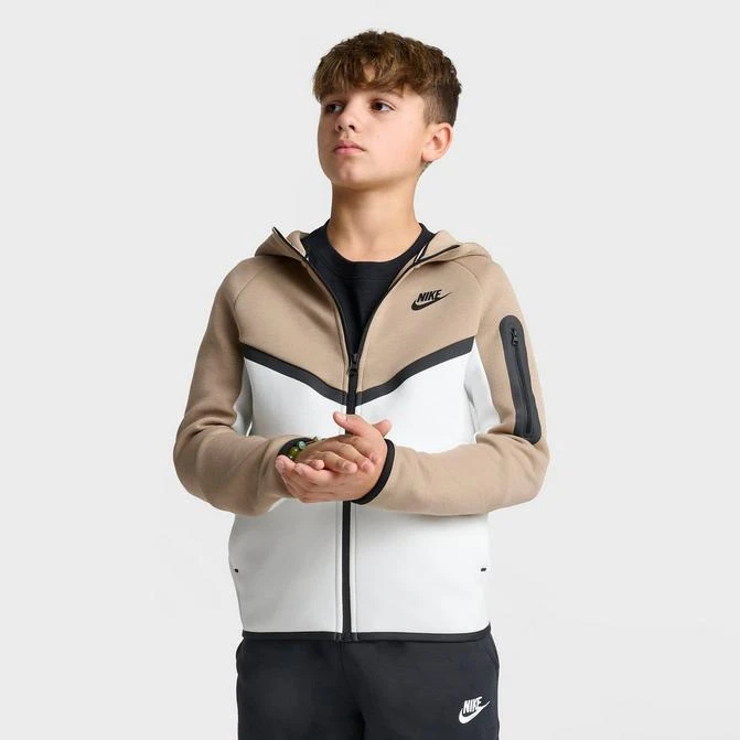NIKE Boys' Nike Sportswear Tech Fleece Full-Zip Hoodie 1