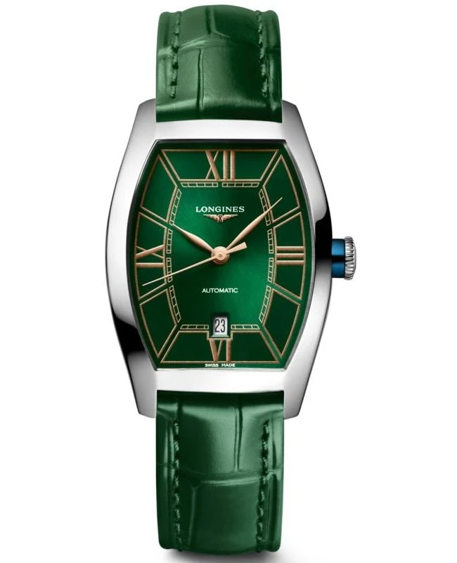 Longines Longines Evidenza Automatic Green Dial Leather Strap Women's Watch L2.142.4.06.2 1