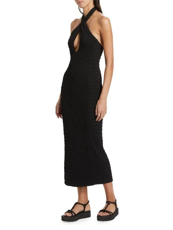 LaMarque Milca Textured Keyhole Dress 3