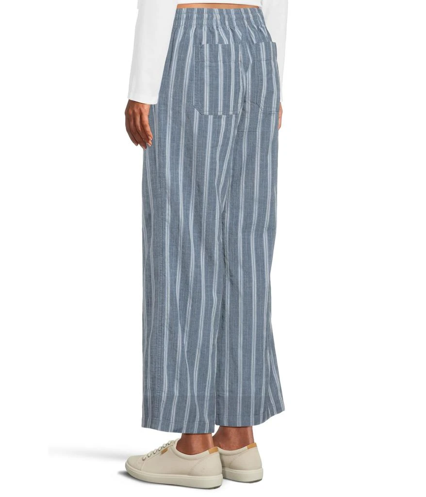 L.L.BEAN Lakewashed Pull-On Chambray Wide Leg Pants 3