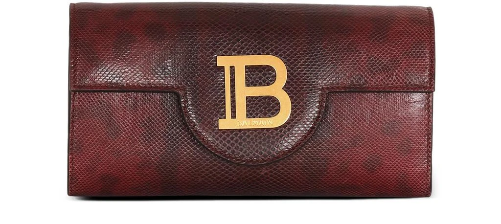 Balmain B-Buzz Leather Wallet Karung 1