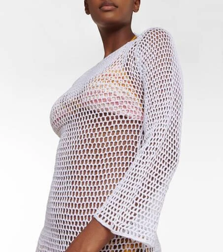 ANNA KOSTUROVA Zen Mesh crochet beach dress 4