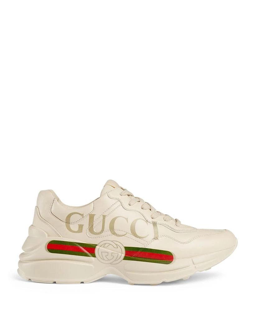 Gucci Women's Rhyton Leather Sneakers 3