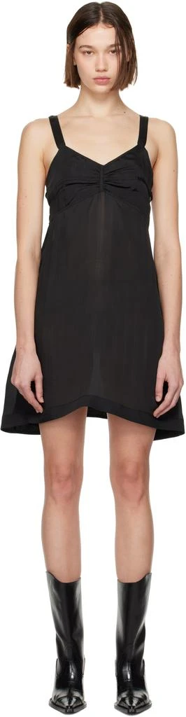 Our Legacy Black Apron Minidress 1