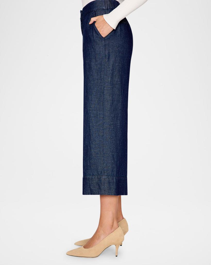 Brochu Walker Odele Cropped Straight-Leg Denim Pants