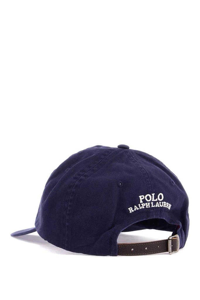 Ralph Lauren navy blue cotton hat with bear embroidery 2