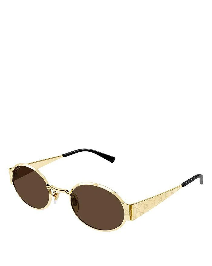 Gucci Guccissima Oval Sunglasses, 51mm 1