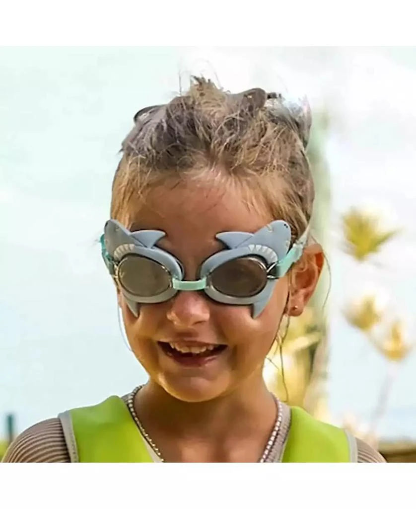 Sunnylife Mini Swim Goggles: Salty The Shark - Aqua 6