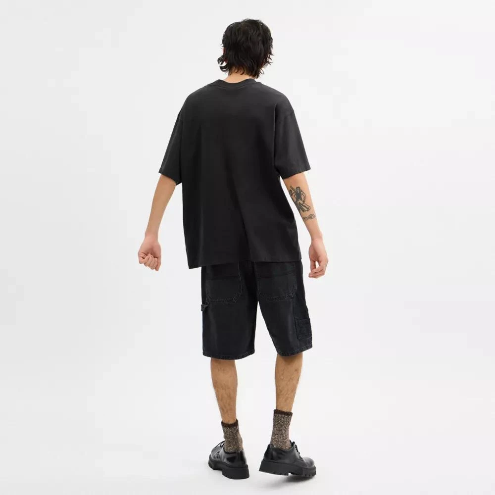 Coach Signature T Shirt In Organic Cotton 3