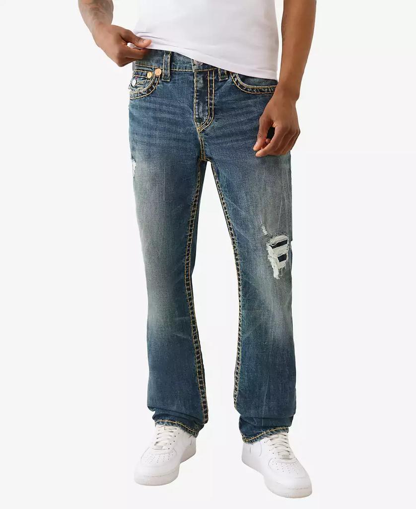 送料無料 新品 TRUE RELIGION GENO BIG T FLAP True Religion Men's Geno Big T Low Rise Slim Fit Jean with
