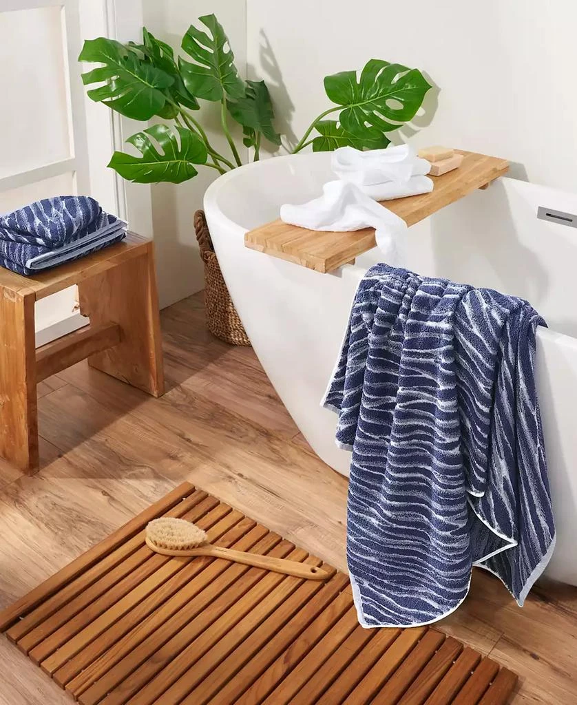 Uchino Shibori Cotton Bath Towel, 30" x 60" 5