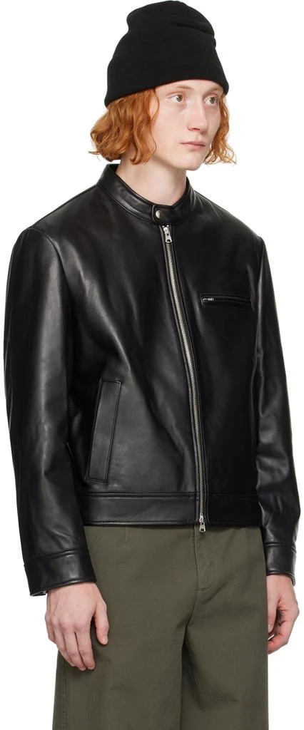 Dunst Black Racing Leather Jacket 2
