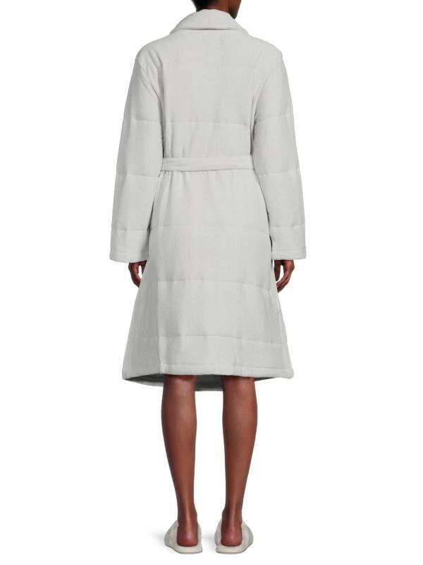 Martha Stewart Shawl Collar Puffer Robe 2