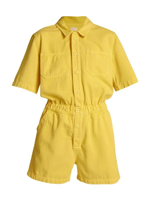 Mother The Sunburst Sleeve Romper 5