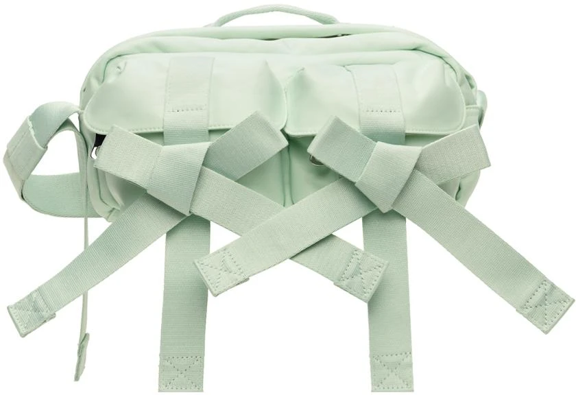 Simone Rocha Green Classic Bow Crossbody Bag 1