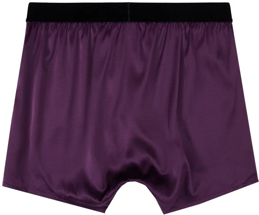 Tom Ford Purple Silk Boxers 2
