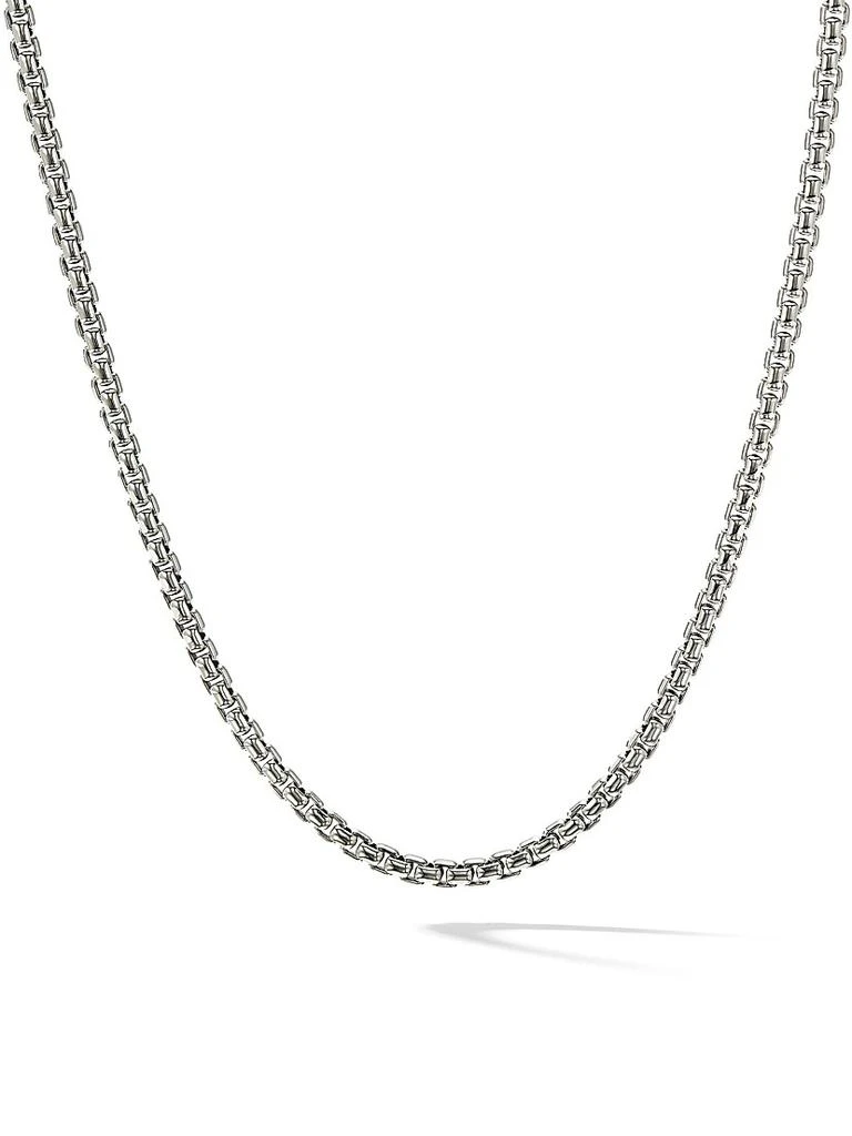 David Yurman Box Chain Necklace in Sterling Silver