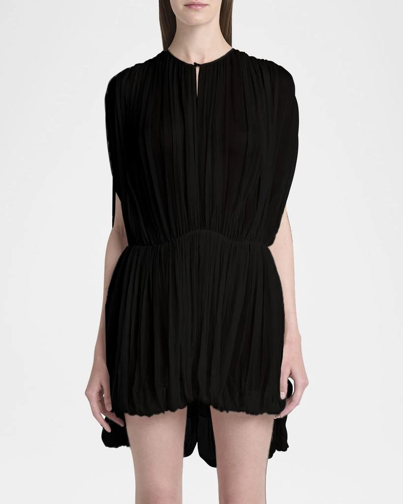 Stella McCartney Gathered Creponne Drape Mini Dress 4